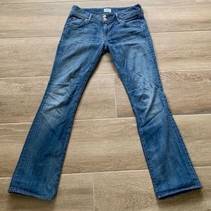 Hudson Low-Rise Button Flap Pocket Jeans Size 27